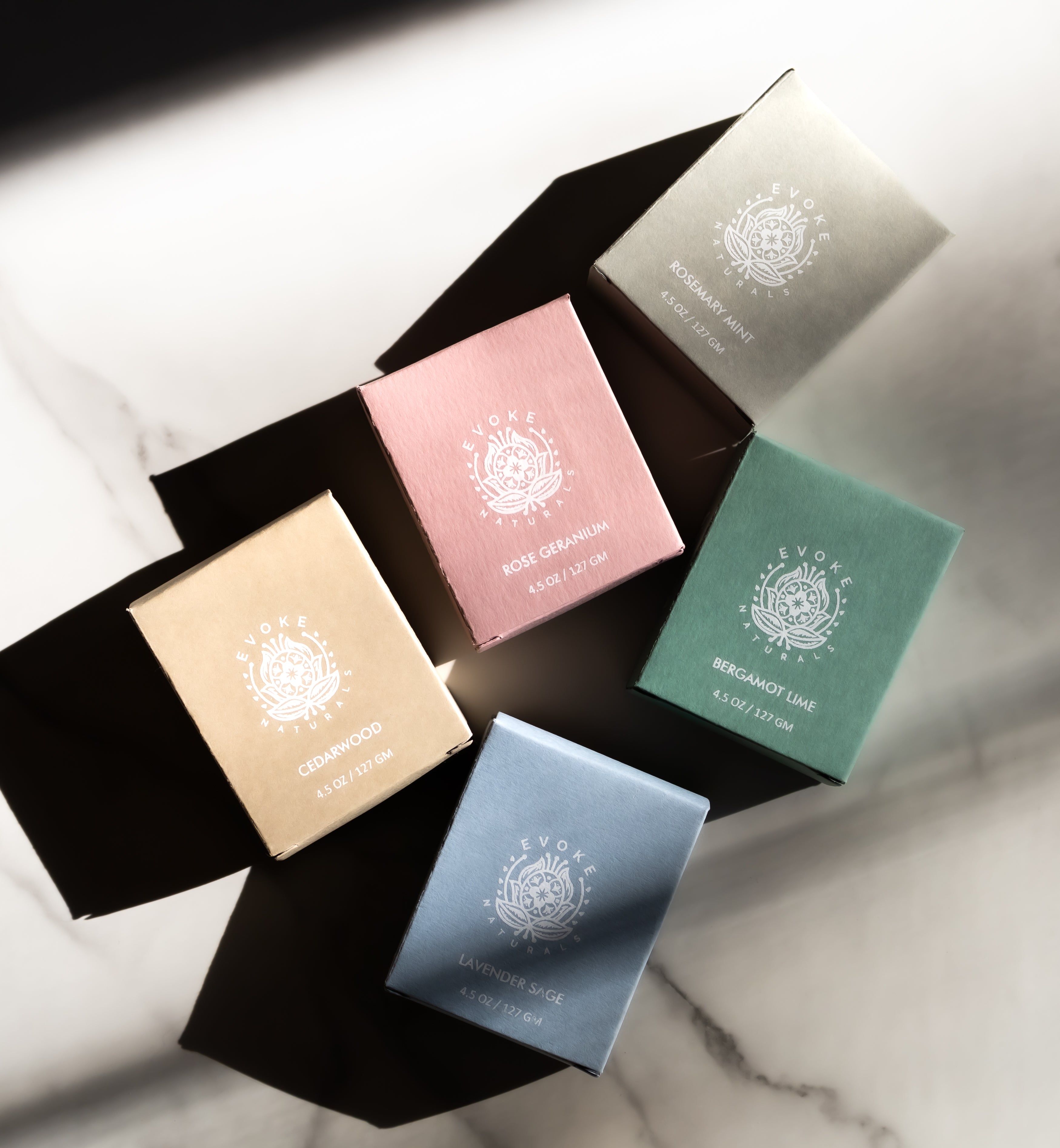 Handmade soaps in eco friendly packaging